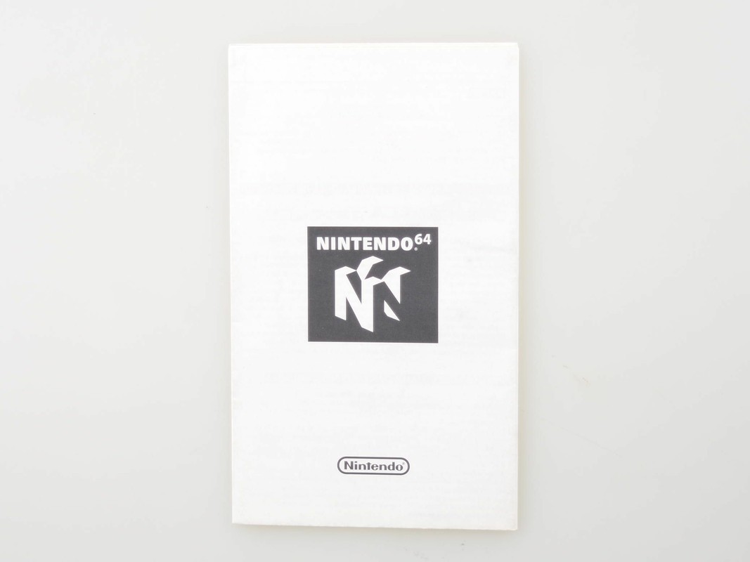 Consumer Information Booklet - Nintendo 64 - Nintendo 64 Manuals - 2