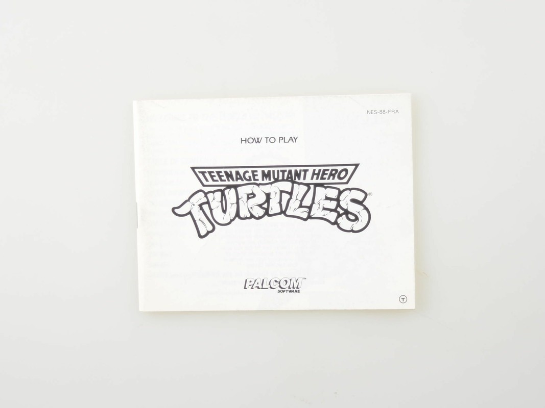 Teenage Mutant Ninja Turtles - Manual - Nintendo NES Manuals