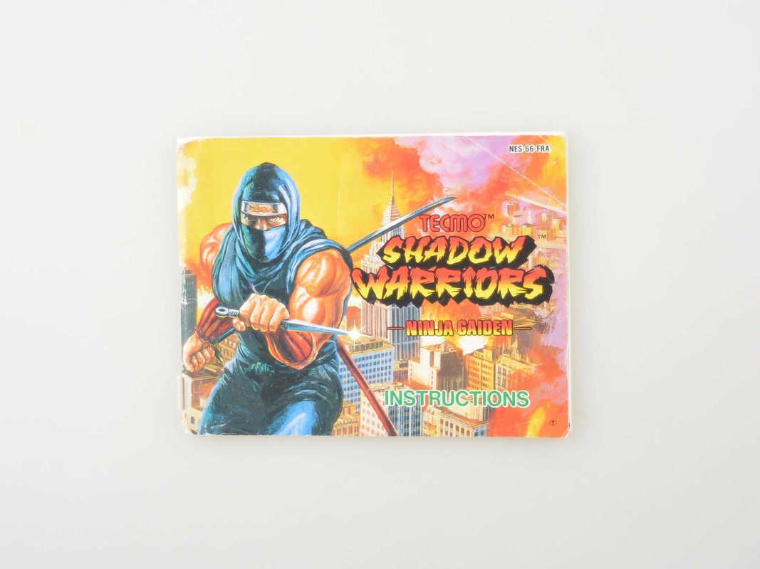 Shadow Warriors - Manual - Nintendo NES Manuals