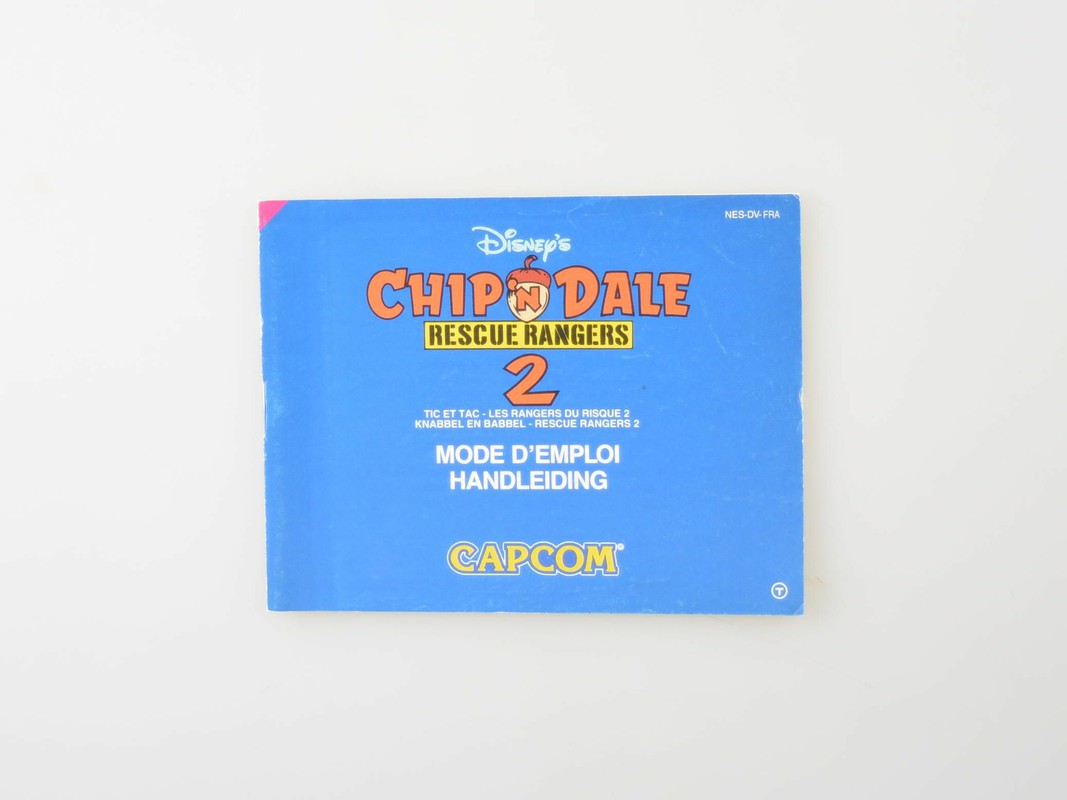 Chip n Dale Rescue Rangers 2 - Manual - Nintendo NES Manuals