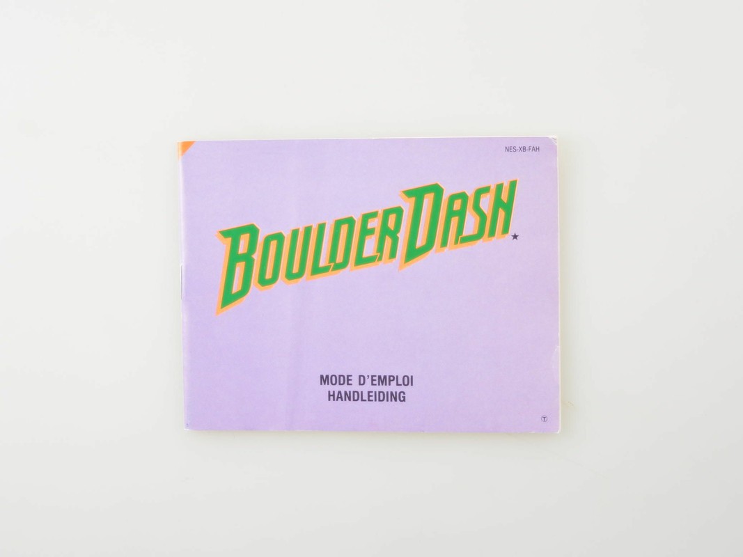 Boulder Dash - Manual - Nintendo NES Manuals