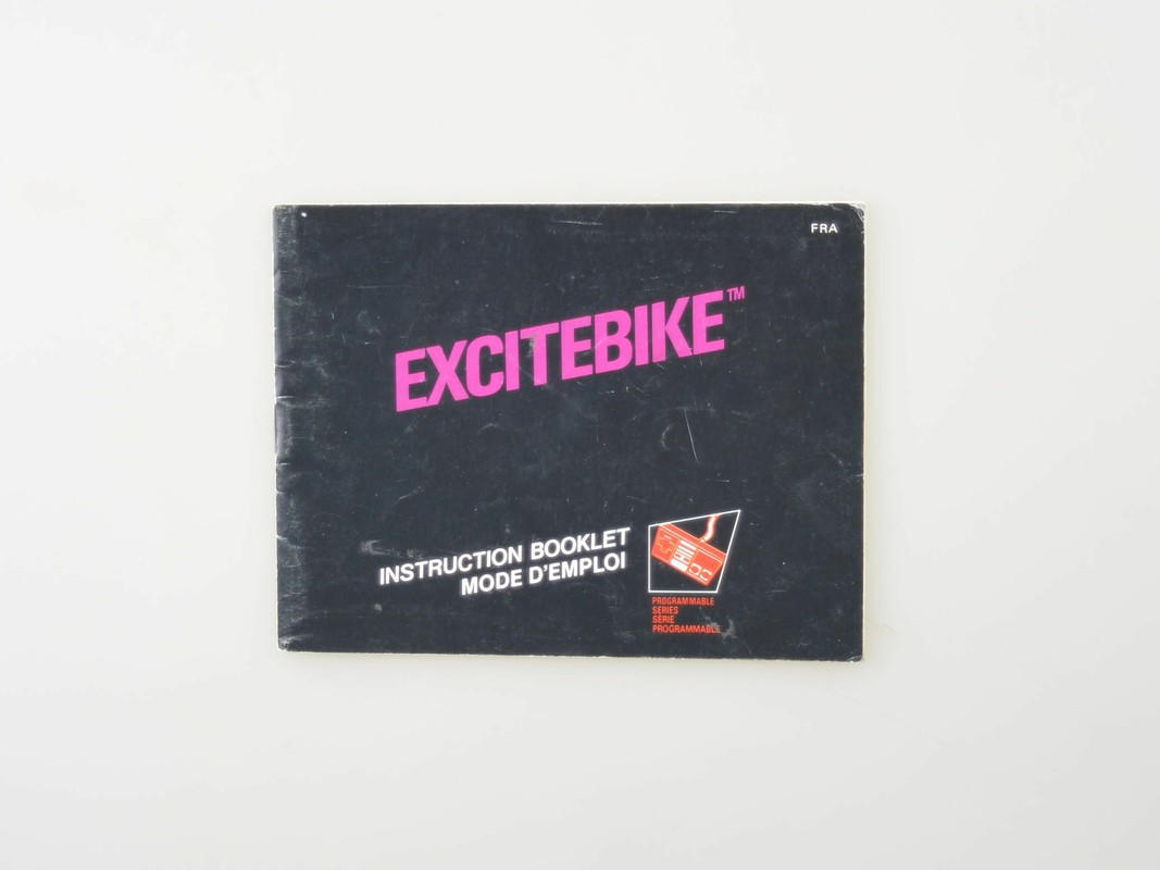 Excitebike - Manual - Nintendo NES Manuals