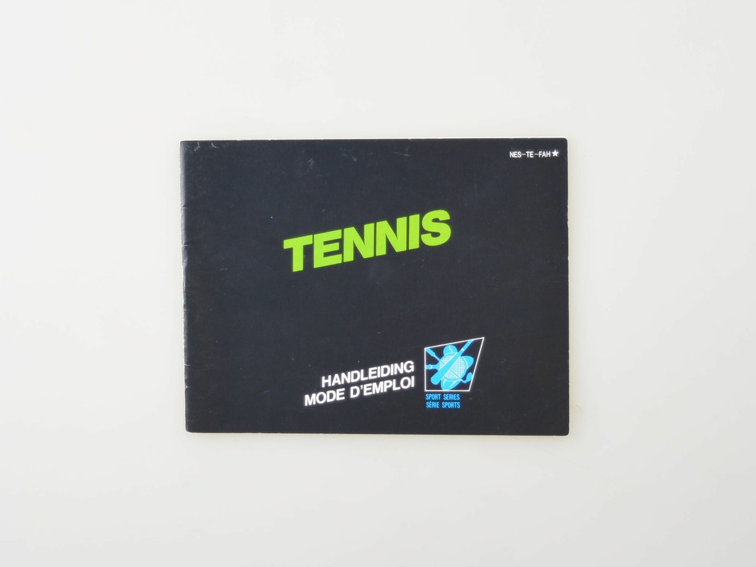 Tennis (Blackbox) - Manual - Nintendo NES Manuals