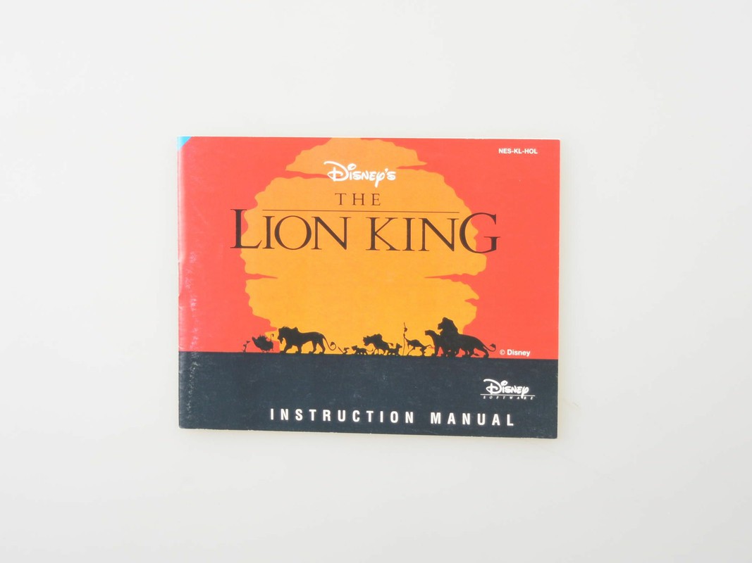 Lion King - Manual - Nintendo NES Manuals