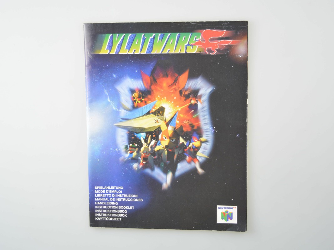 Lylatwars (Starfox) - Manual Kopen | Nintendo 64 Manuals
