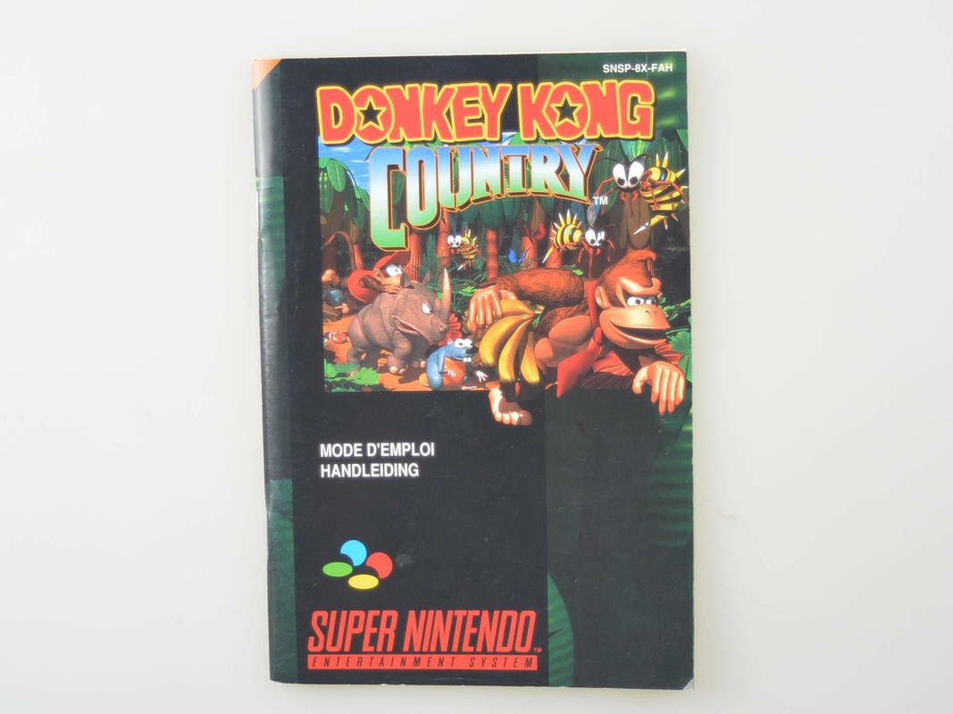 Donkey Kong Country - Manual Kopen | Super Nintendo Manuals