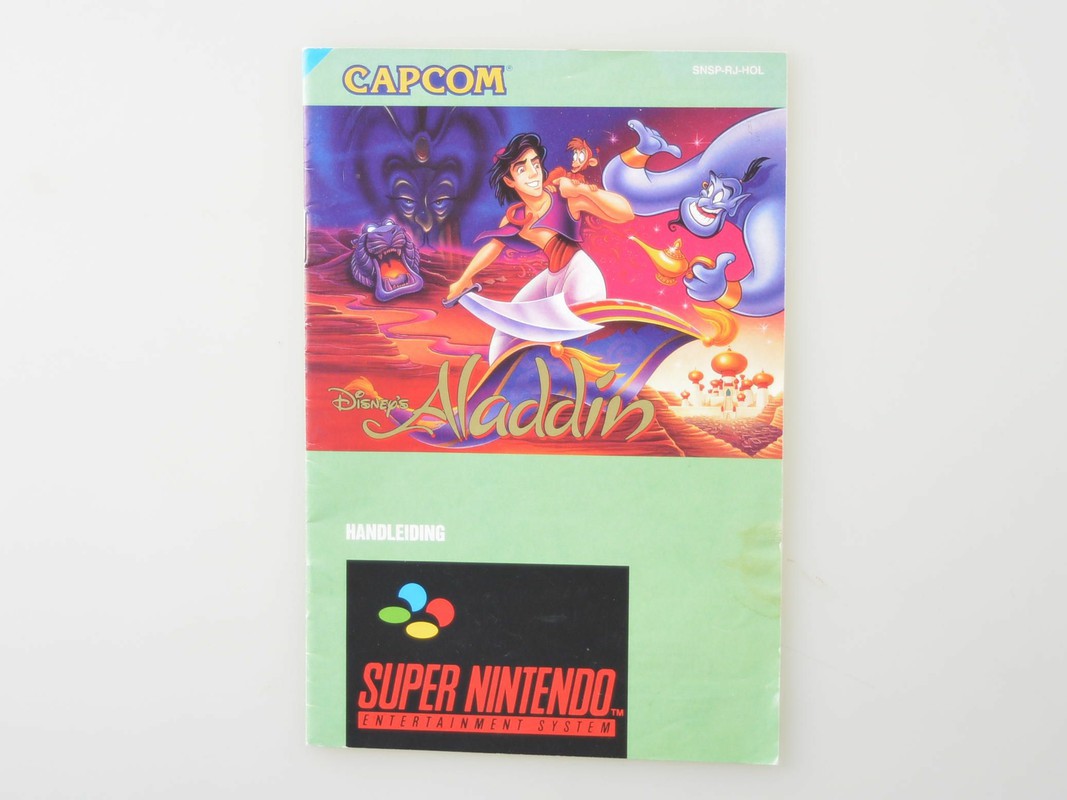 Aladdin - Manual Kopen | Super Nintendo Manuals