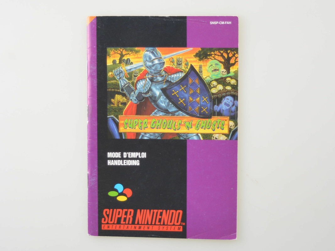 Super Ghouls 'N Ghosts - Manual - Super Nintendo Manuals