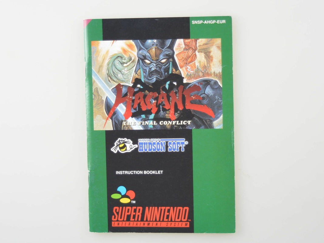 Hagane: The Final Conflict - Manual - Super Nintendo Manuals