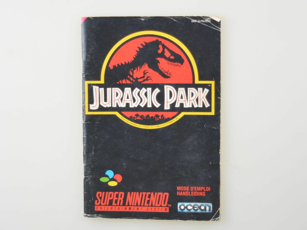 Jurassic Park - Manual Kopen | Super Nintendo Manuals