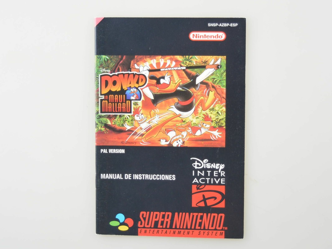 Donald in Maui Mallard (Spanish) - Manual - Super Nintendo Manuals