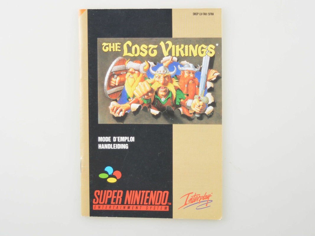 The Lost Vikings - Manual Kopen | Super Nintendo Manuals