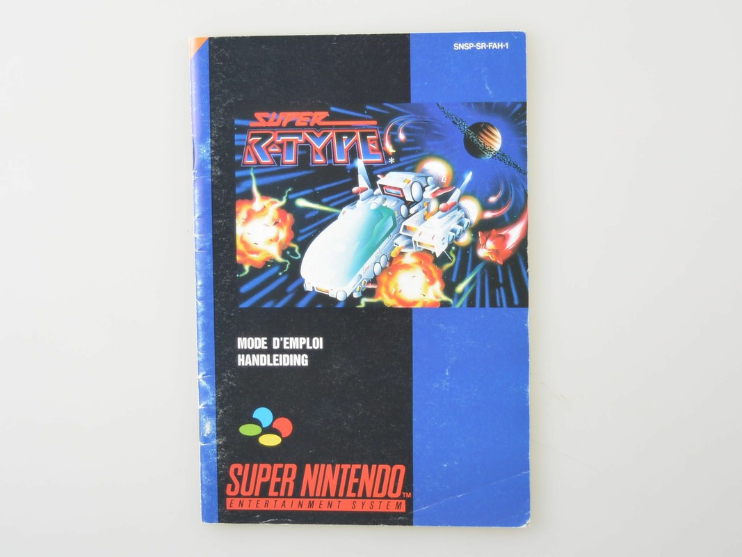 Super R-Type - Manual Kopen | Super Nintendo Manuals