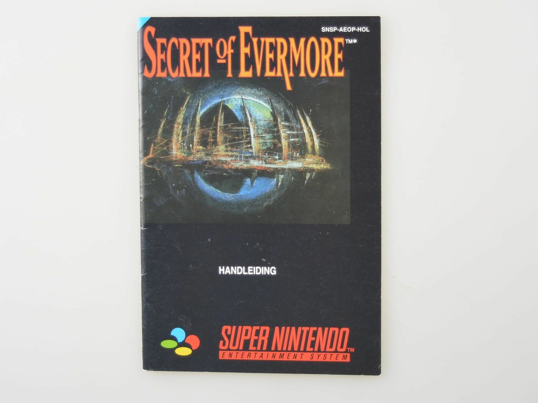Secret of Evermore - Manual - Super Nintendo Manuals