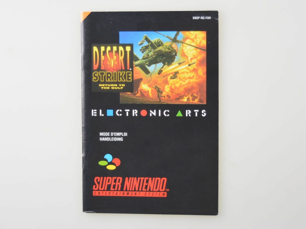 Desert Strike - Manual - Super Nintendo Manuals