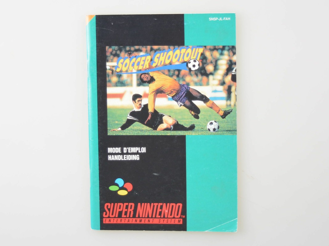 Soccer Shootout - Manual Kopen | Super Nintendo Manuals