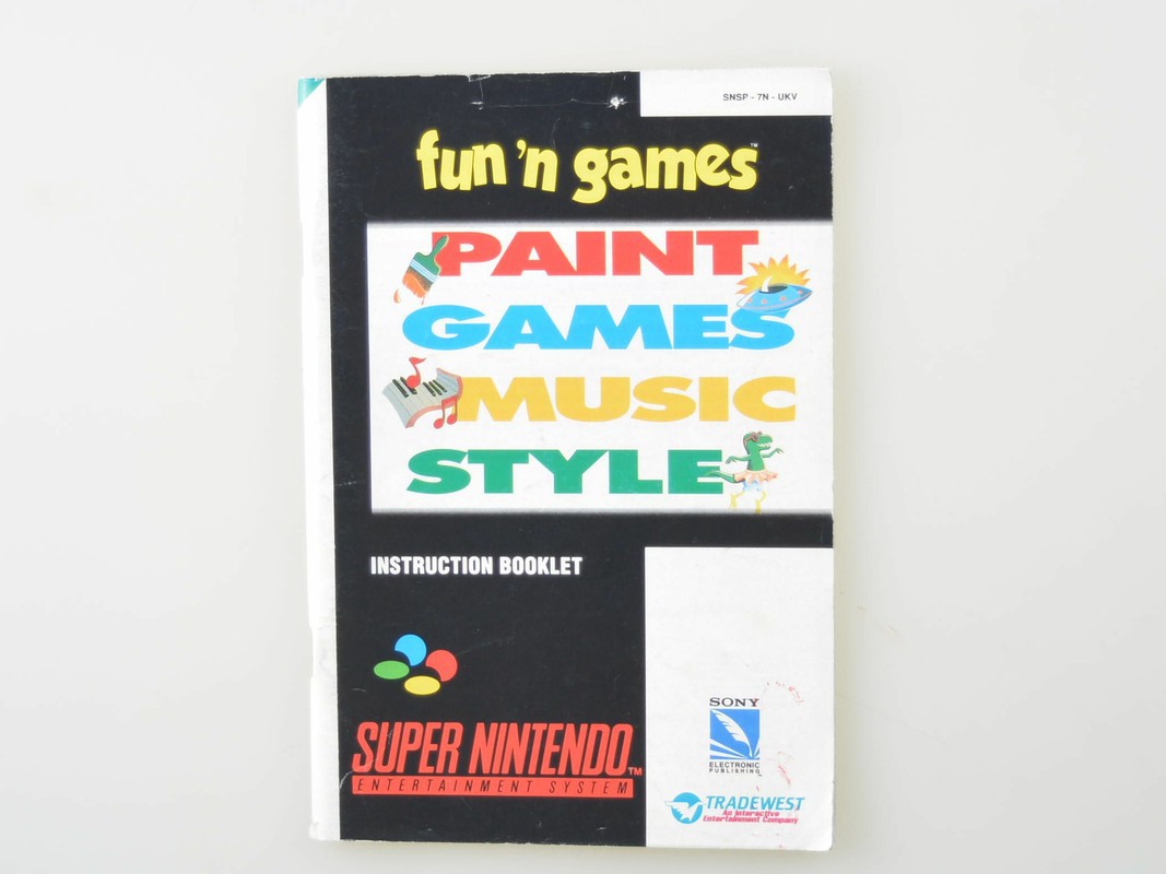 Fun 'n Games - Manual - Super Nintendo Manuals