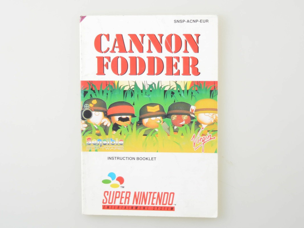 Cannon Fodder - Manual - Super Nintendo Manuals