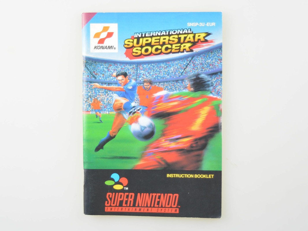 International Superstar Soccer Kopen | Super Nintendo Manuals