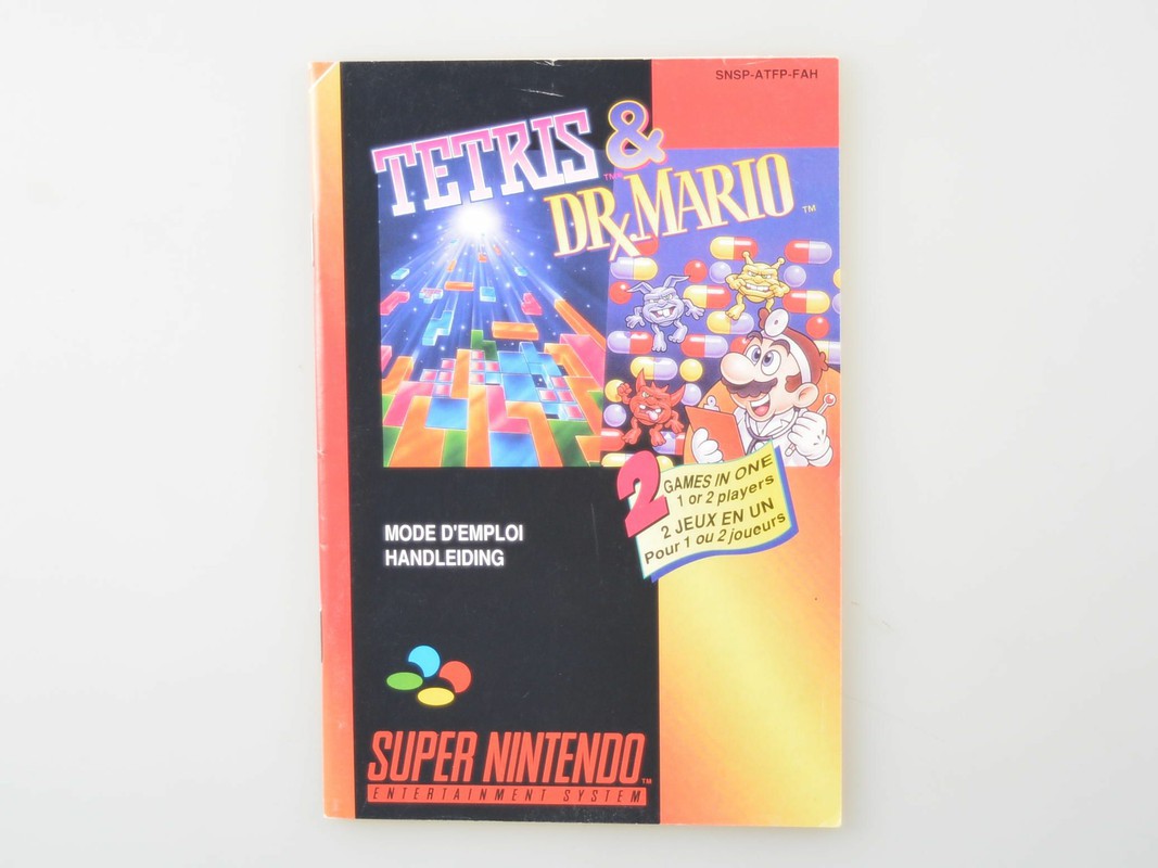 Tetris & Dr. Mario - Manual - Super Nintendo Manuals