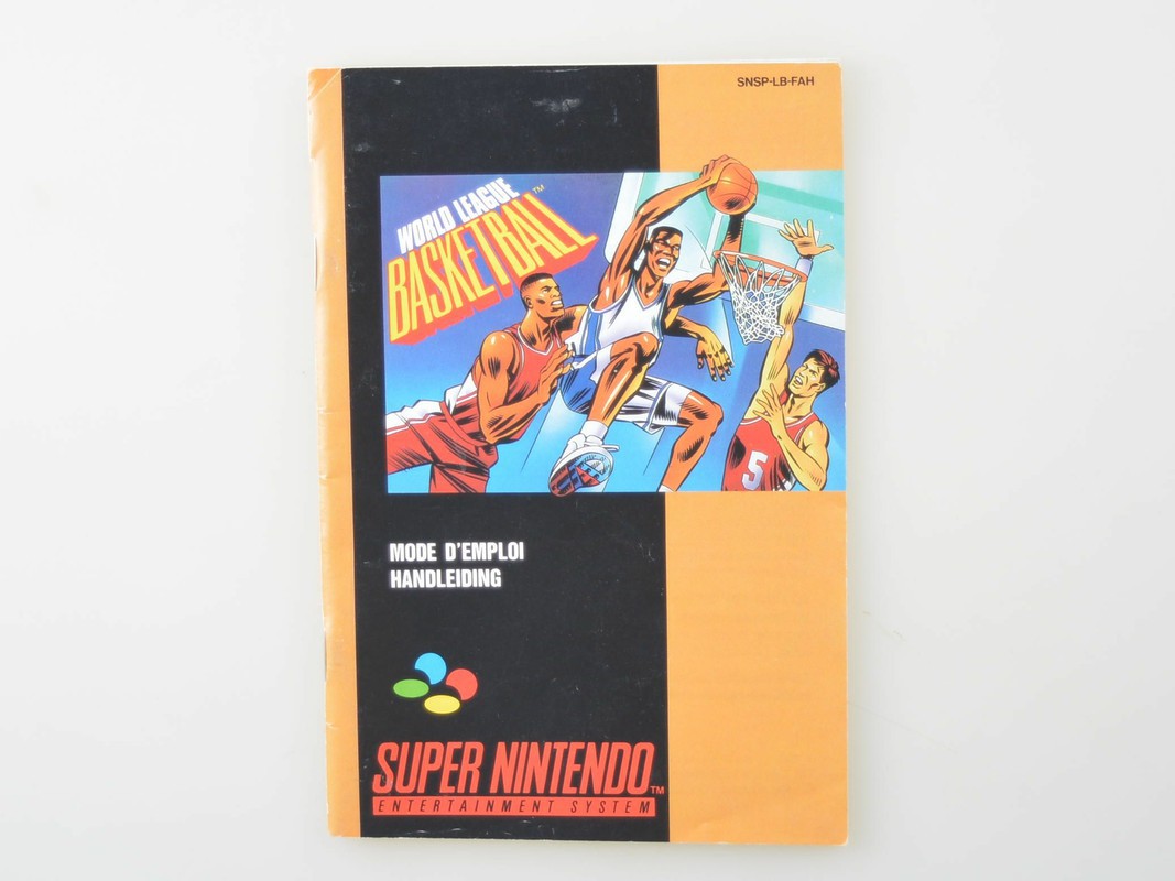 World League Basketball Kopen | Super Nintendo Manuals