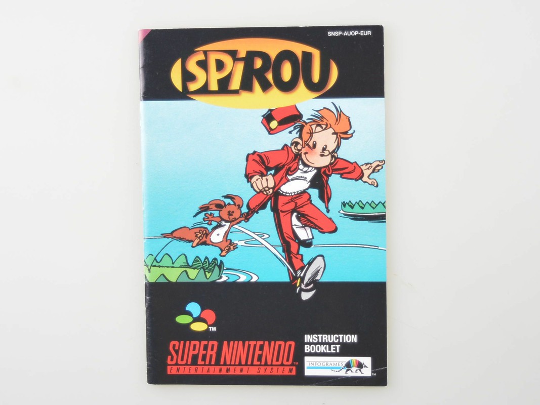 Spirou - Manual Kopen | Super Nintendo Manuals