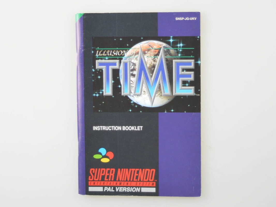 Illusion of Time - Manual - Super Nintendo Manuals