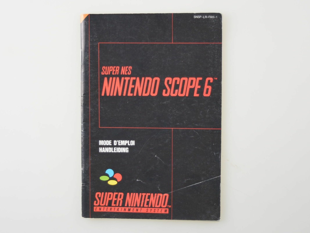 Super NES Nintendo Scope 6 Kopen | Super Nintendo Manuals