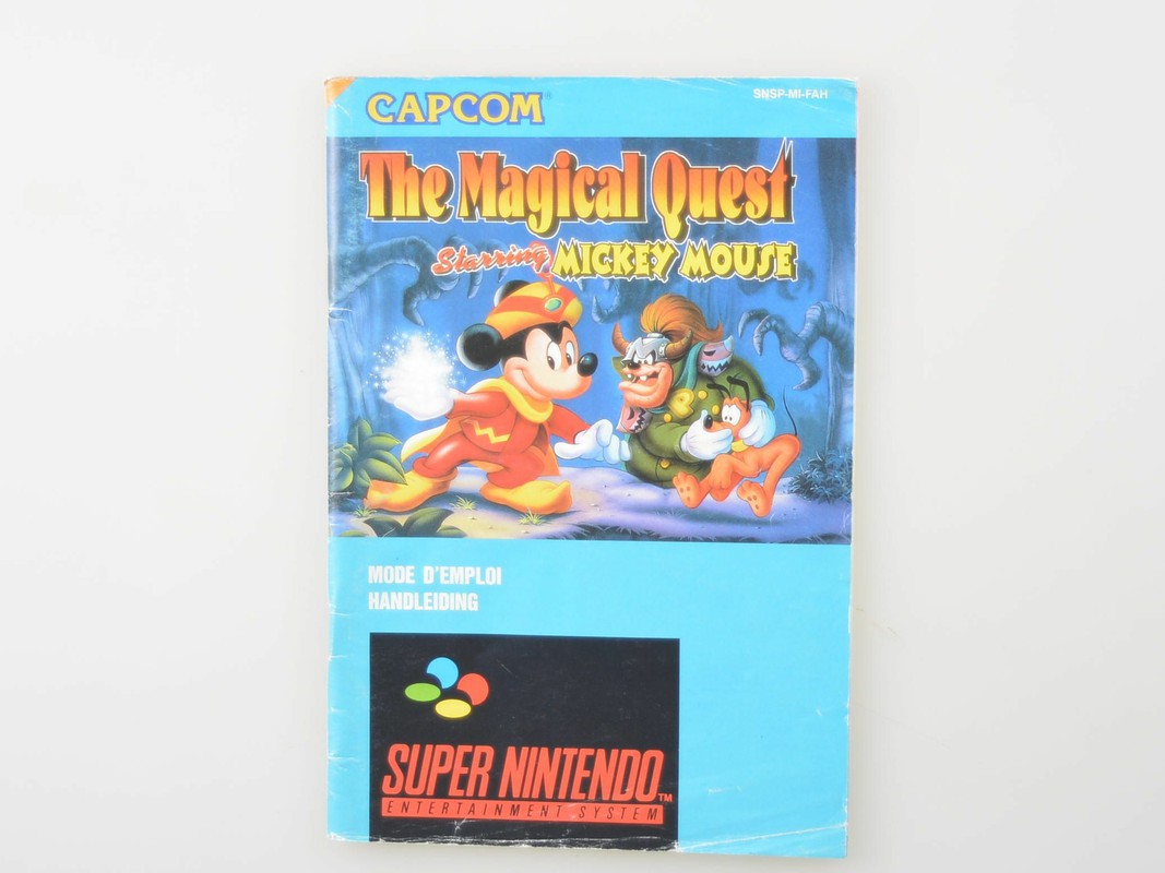 The Magical Quest starring Mickey Mouse - Manual - Super Nintendo Manuals