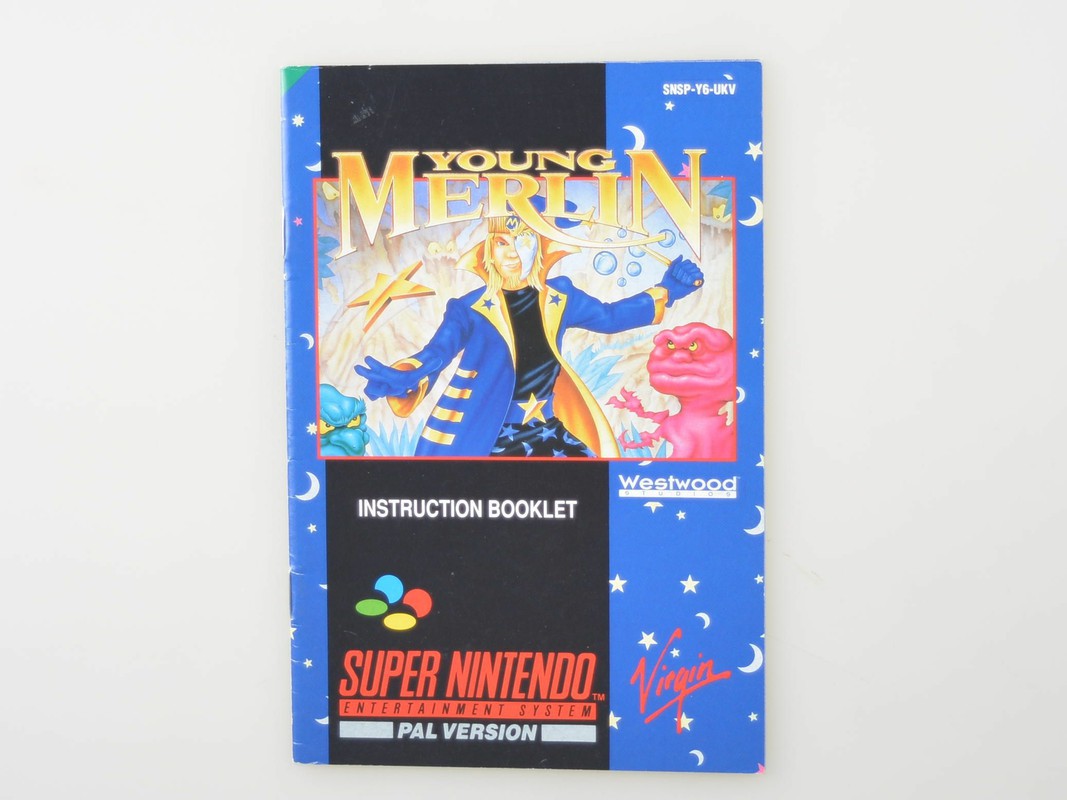Young Merlin - Manual - Super Nintendo Manuals