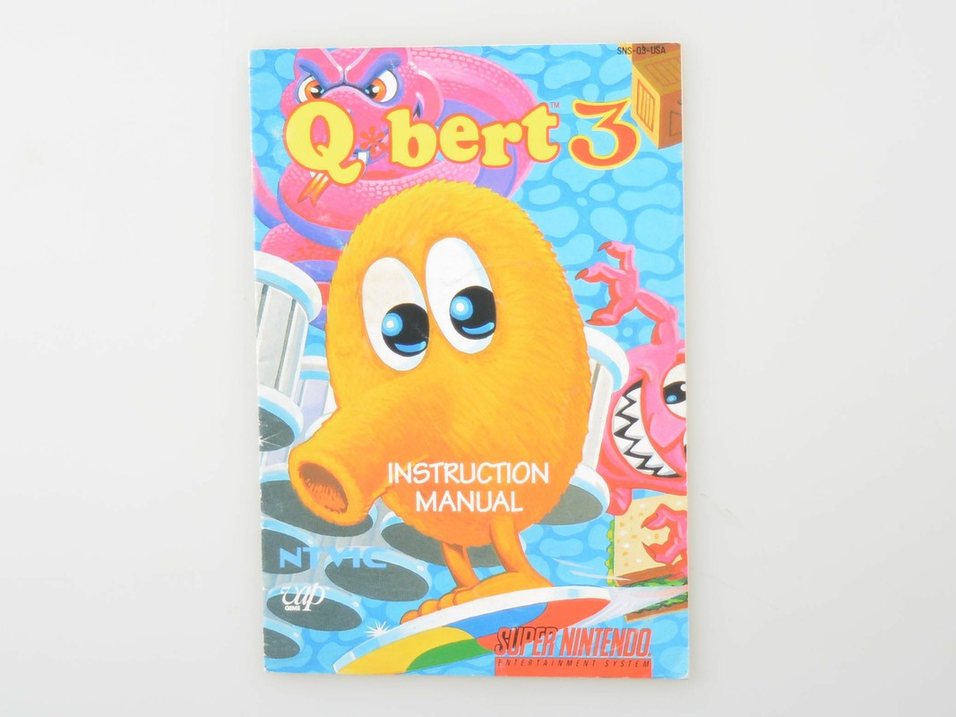 Q*Bert 3 [NTSC] - Manual - Super Nintendo Manuals