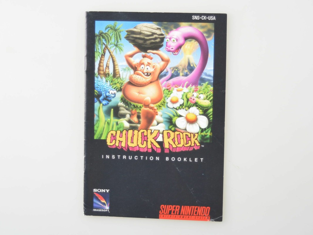 Chuck Rock - Manual - Super Nintendo Manuals