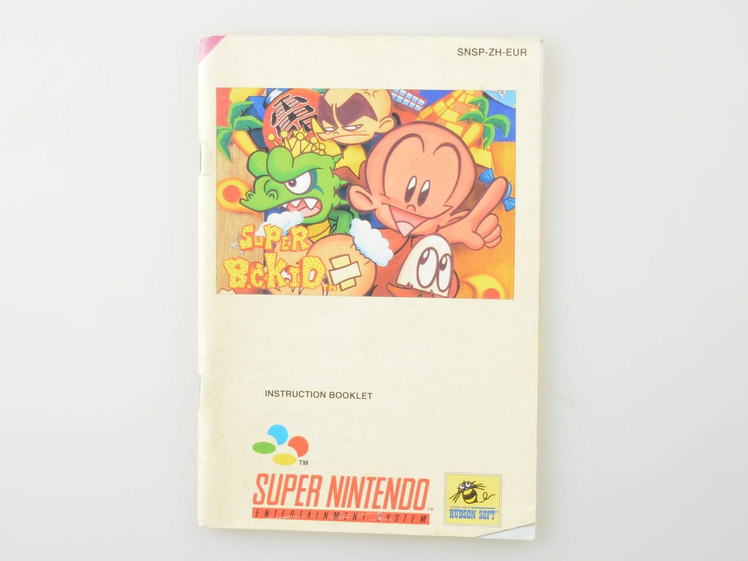 Super B.C. Kid - Manual - Super Nintendo Manuals