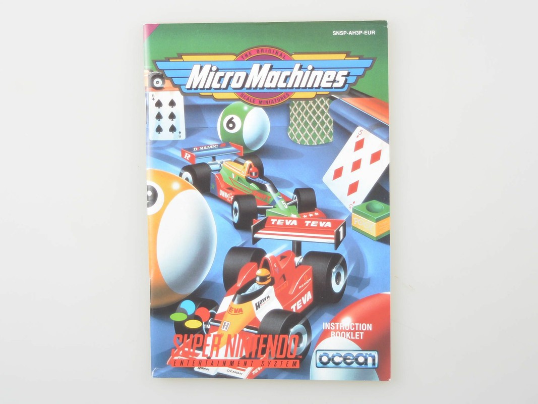 MicroMachines - Manual - Super Nintendo Manuals