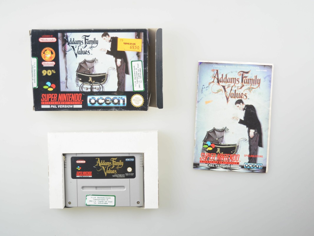 Addams Family Values - Super Nintendo Games [Complete]