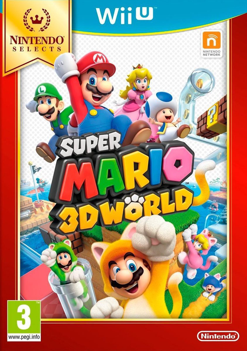 Super Mario 3D World (Nintendo Selects) - Wii U Games