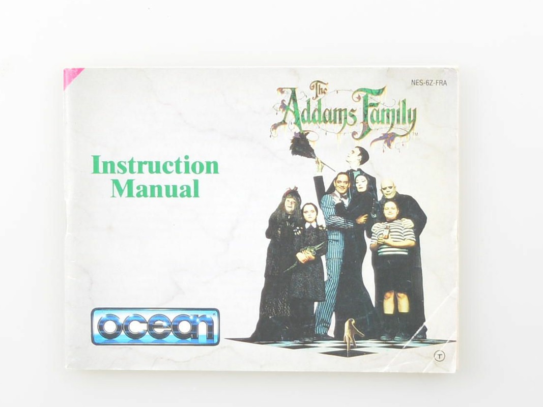 Addams Family - Manual - Nintendo NES Manuals