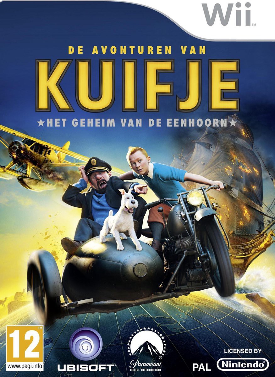 De Avonturen Van Kuifje: Het Geheim Van De Eenhoorn - Wii Games