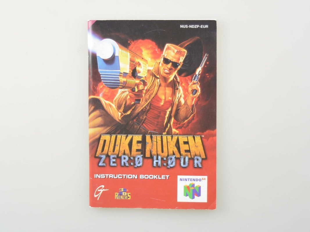 Duke Nukem Zero Hour Kopen | Nintendo 64 Manuals