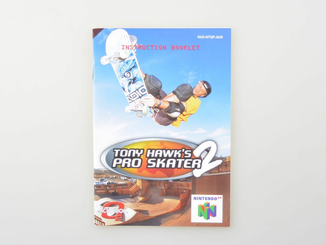 Tony Hawk's Pro Skater 2 Kopen | Nintendo 64 Manuals