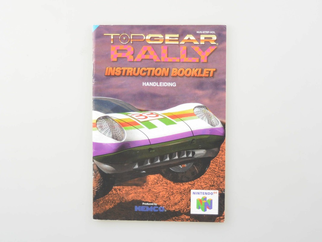 Top Gear Rally - Manual - Nintendo 64 Manuals