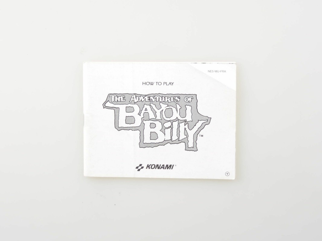 Bayou Billy - Manual - Nintendo NES Manuals