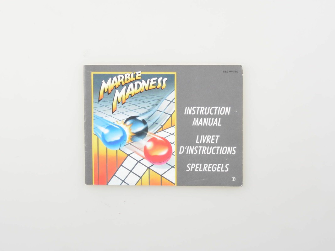 Marble Madness - Manual - Nintendo NES Manuals