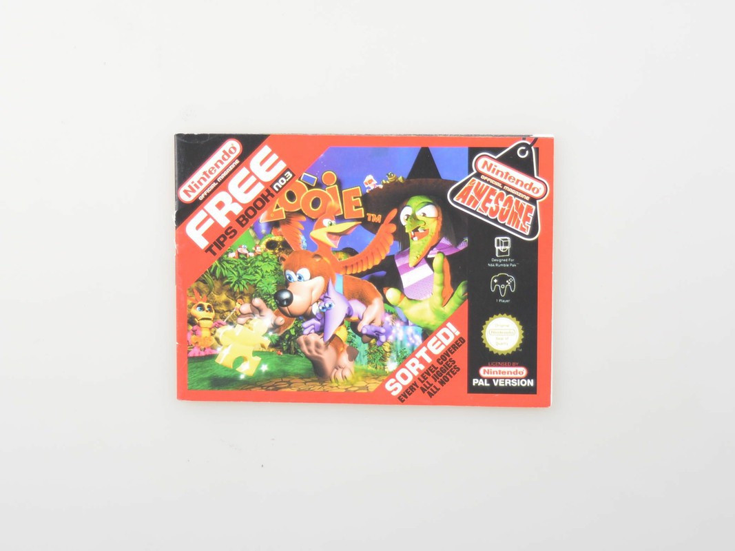 Nintendo Tips Book No.3: Banjo Kazooie - Manual - Nintendo 64 Manuals