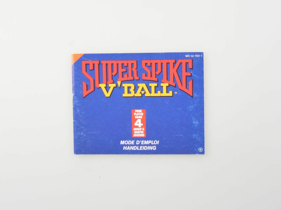 Super Spike V'Ball - Manual - Nintendo NES Manuals