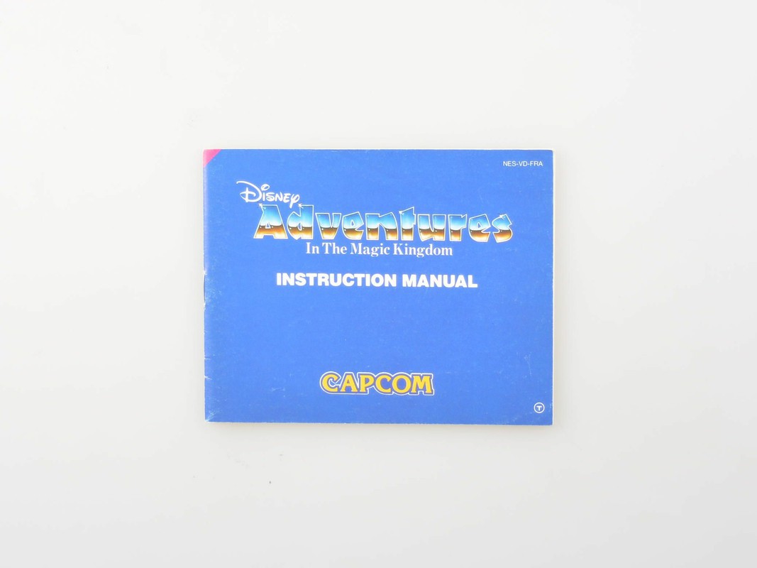 Adventures in the Magic Kingdom - Disney - Manual - Nintendo NES Manuals