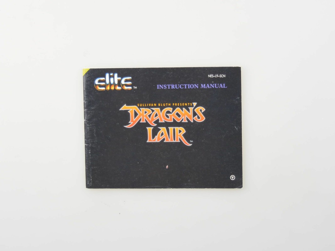 Dragon's Lair - Manual - Nintendo NES Manuals
