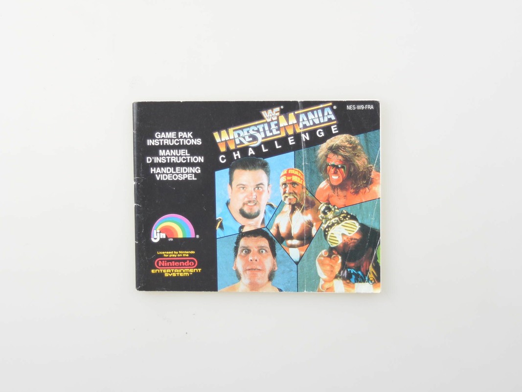 WrestleMania Challenge - Manual - Nintendo NES Manuals