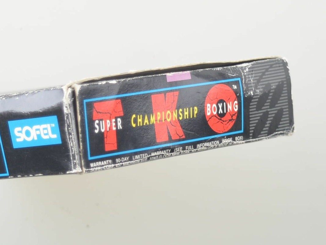 TKO: Super Championship Boxing [NTSC] - Super Nintendo Games [Complete] - 9