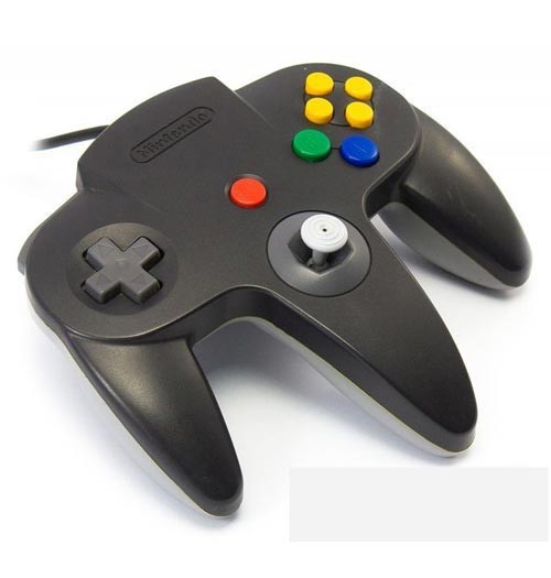 Originele Nintendo 64 Controller - Black-Grey Mario Kart Edition Kopen | Nintendo 64 Hardware